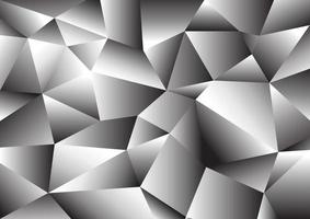 Abstract geometric pattern background. Gradient grey triangle design for web banner, poster, flyer and brochure. vector