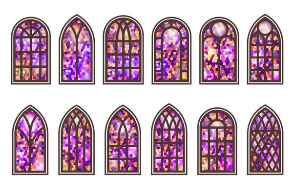 Gothic Window Frame Vector Art, Icons, and Graphics for Free Download