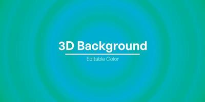 Editable Color 3D Rounded Background for anything vector