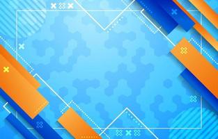 Blue and Orange Abstract Background vector