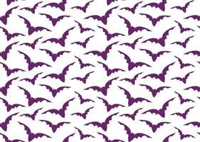 Seamless pattern with halloween bat.Ornament for fabric, paper, festive background for the site.Vector flat style.Fabric print design concept. vector