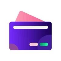 Credit card icon vector payment sign. Credit card icon vector,Credit card icon in trendy flat style isolated on white background Credit card icon web