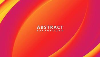 Abstract red and yellow background design vector
