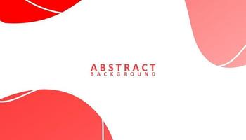 Abstract white and red background design vector