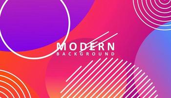 Abstract modern colorful gradient background design vector