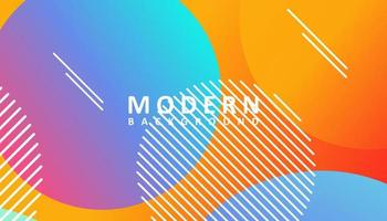 Abstract modern colorful gradient background design vector