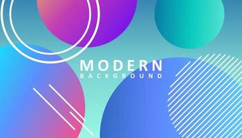 Abstract modern colorful gradient background design vector