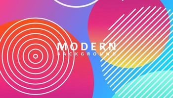 Abstract modern colorful gradient background design vector