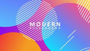 Abstract modern colorful gradient background design vector