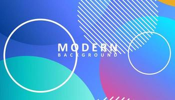 Abstract modern colorful gradient background design vector