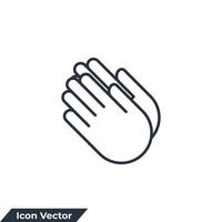 applause icon logo vector illustration. applause symbol template for graphic and web design collection