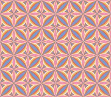 70s Retro Seamless Pattern in Groovy 60s vintage style and Aesthetic. Simple repeatable vector illustration.