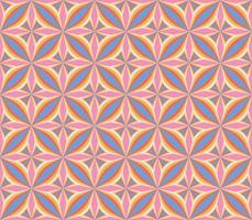 70s Retro Seamless Pattern in Groovy 60s vintage style and Aesthetic. Simple repeatable vector illustration.