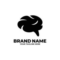 Brain logo design vector