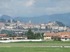 ciudad alta en bérgamo foto