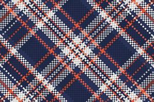 Tartan or plaid halloween color pattern. vector