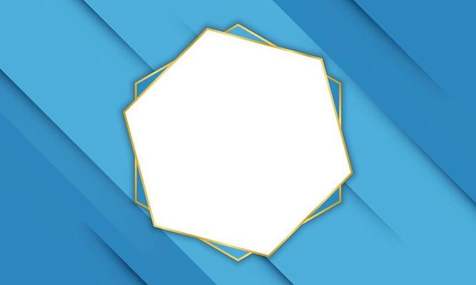 Gold Hexagon Frame Vector Art, Icons, and Graphics for Free Download