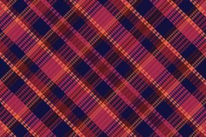 Tartan or plaid halloween color pattern. vector