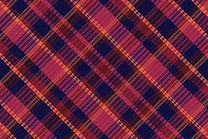 Tartan or plaid halloween color pattern. vector