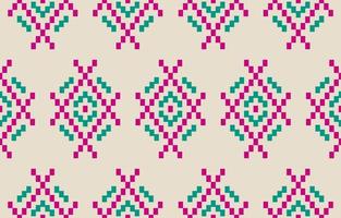 Geometric ethnic seamless pattern in tribal. American, Mexican style. vector