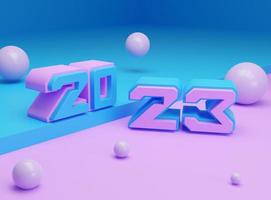 2023 New Year Background Design photo