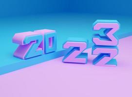 Countdown 2023 Background Design Bye bye 2022 photo