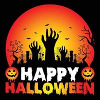 Halloween t shirt design vector