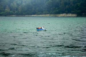 Sarangan Lake Natural panoramic. Magetan, East Java - Indonesia photo