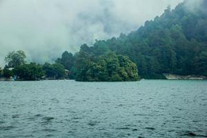 Sarangan Lake Natural panoramic. Magetan, East Java - Indonesia photo