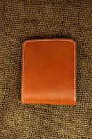 Men's brown leather wallet. photo