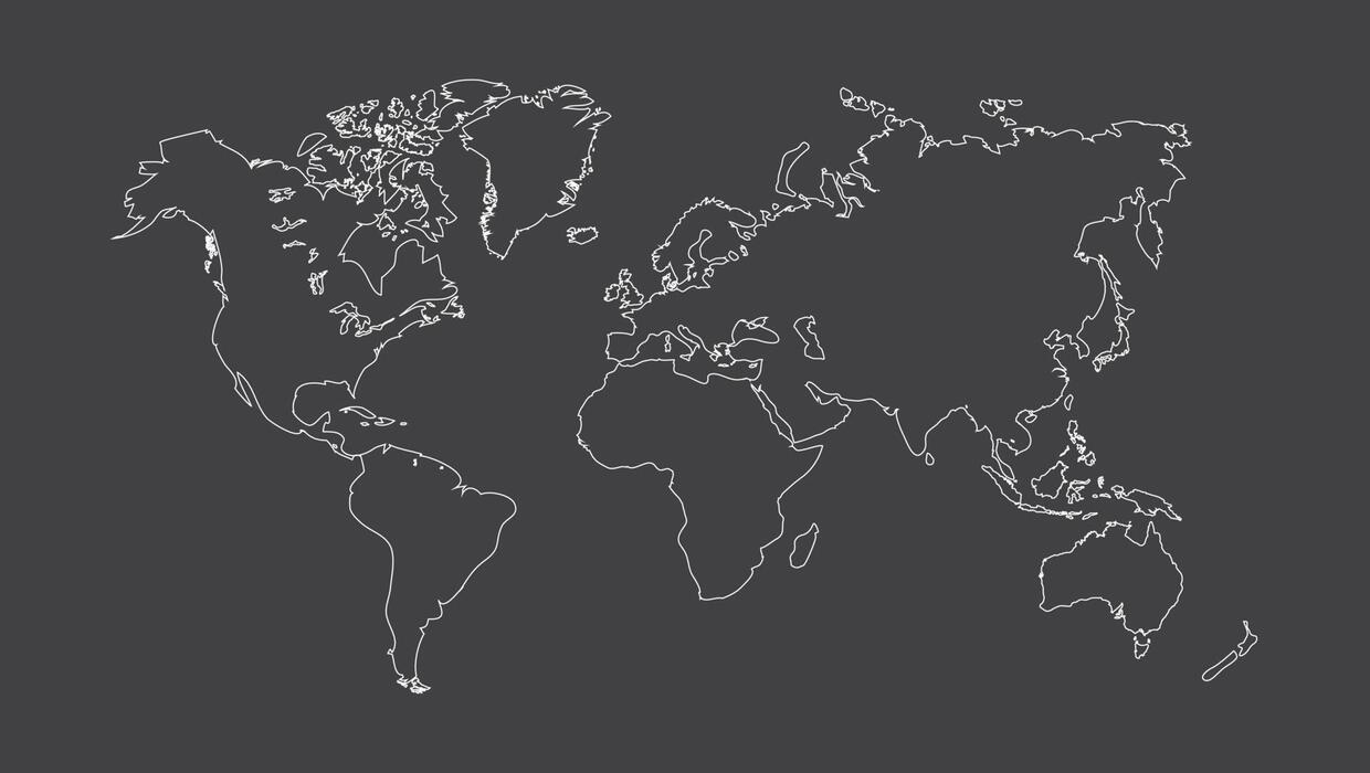 World Map Black And White Vector Art, Icons, and Graphics for Free Download