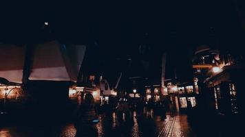 Osaka, Japan on April 8, 2022. Hogsmeade situation at night at Universal Studios Japan. photo