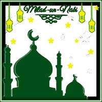 mosque picture illustration vector