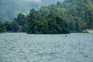 Sarangan Lake Natural panoramic. Magetan, East Java - Indonesia photo