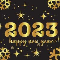 2023 happy new year banner vector design