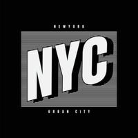 New york Brooklyn illustration typography  for t shirt, poster, logo, sticker, or apparel merchandise vector