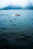 Sarangan Lake Natural panoramic. Magetan, East Java - Indonesia photo