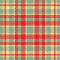 Plaid check pattern. Seamless fabric texture. Tartan textile print. vector