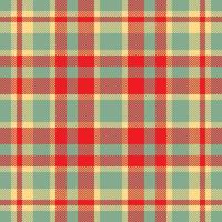 Plaid check pattern. Seamless fabric texture. Tartan textile print. vector