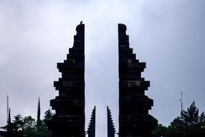 SCULPTURES - Reliefs of historical relics around the western slopes of Mount Lawu, estimated to have been built around the 14th-15th century AD. photo