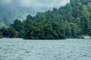 Sarangan Lake Natural panoramic. Magetan, East Java - Indonesia photo