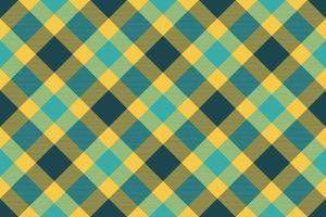 Tartan plaid background, diagonal check seamless pattern. Vector fabric texture for textile print, wrapping paper, gift card, wallpaper.
