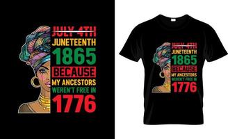 diseño de camisetas del 19 de junio, lema de la camiseta del 19 de junio y diseño de prendas de vestir, tipografía del 19 de junio, vector del 19 de junio, ilustración del 19 de junio