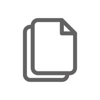 copy file icon . Perfect for website or user interface applications. vector sign and symbol