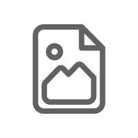 image file icon . Perfect for website or user interface applications. vector sign and symbol