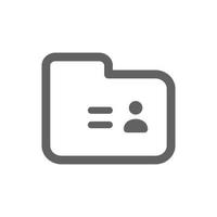 document data icon . Perfect for website or user interface applications. vector sign and symbol