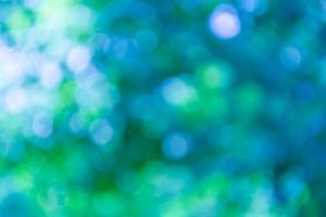 Abstract background of blue, green, turquoise bokeh. photo