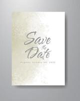 Save the date with watercolor background. Design for your invitation. vector