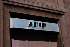 Buenos Aires, Argentina. September 04, 2022. Federal Administration of Public Income sign Administracion Federal de Ingresos Publicos usually shortened as AFIP is the revenue service of Argentina photo