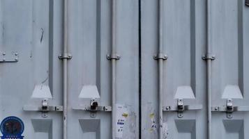 Cargo container or shipping container for logistics and transportation photo